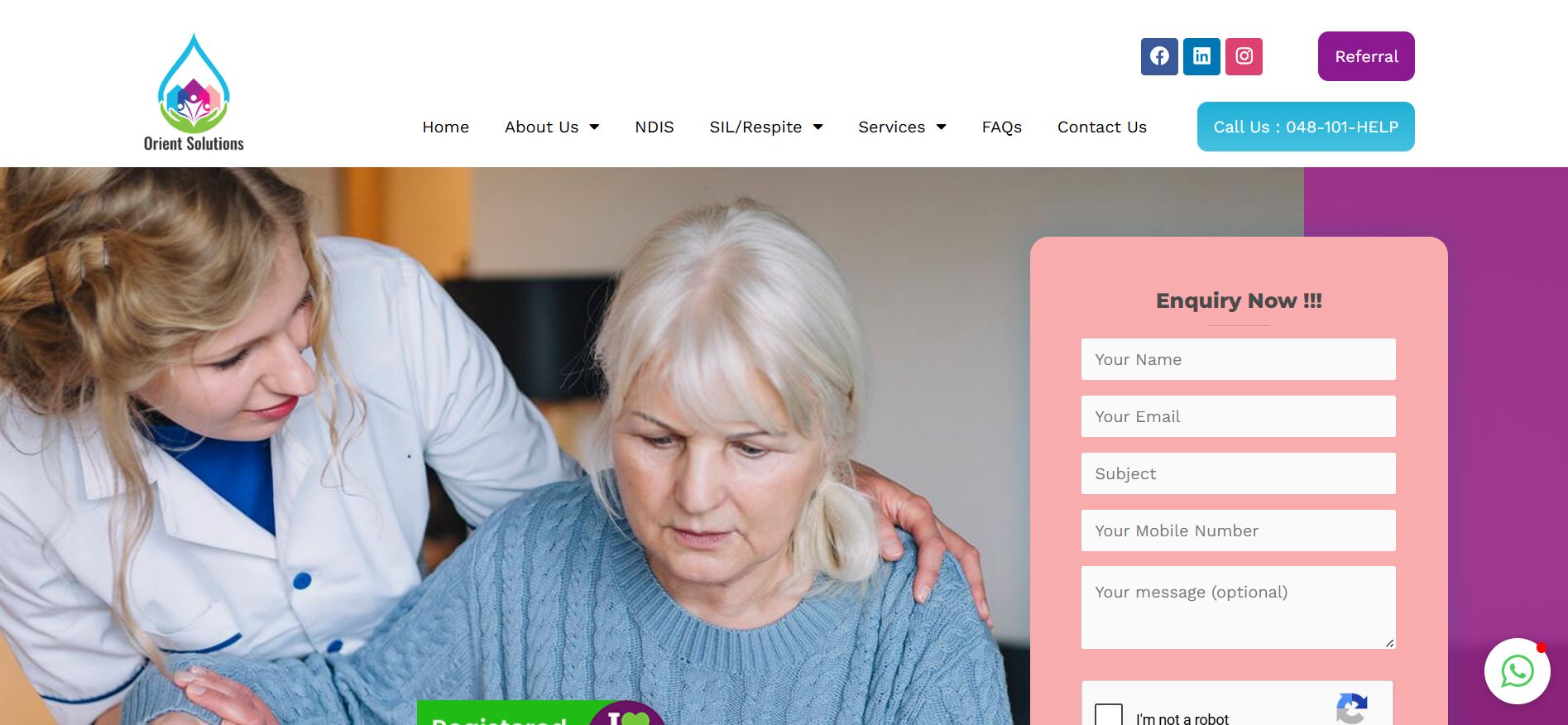 Orient Solutions Website